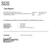 SGS Test Report Certificate